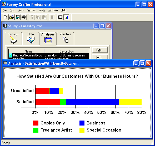 Survey Crafter Professional Analysis Editor